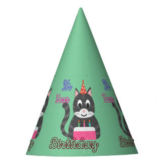 Chapeaux De Fêtes Anniversaire du chat