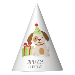 Chapeaux De Fêtes Anniversaire du Chiot mignon