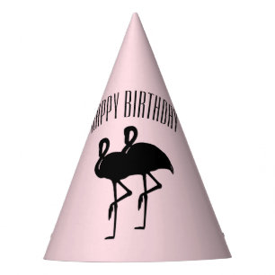 Chapeaux De Fêtes Anniversaire du Flamant rose rose