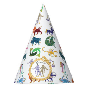 Chapeaux De Fêtes Anniversaire du jote Gemini Zodiac