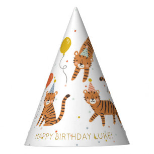 Chapeaux De Fêtes Anniversaire du Tigre