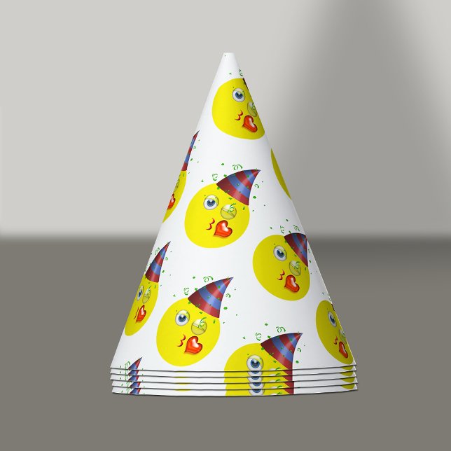 Chapeaux De Fêtes Anniversaire Emoji Motif (Créateur téléchargé)