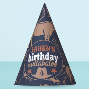 Chapeaux De Fêtes Anniversaire Hullabaloo Occidental Cowboy Annivers