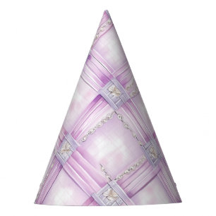 Chapeaux De Fêtes Anniversaire rose perle violet