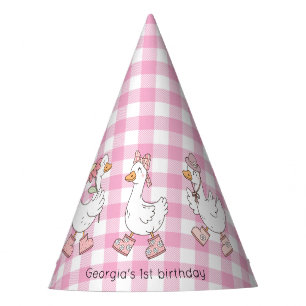 Chapeaux De Fêtes Anniversaire Silly Goose Rose