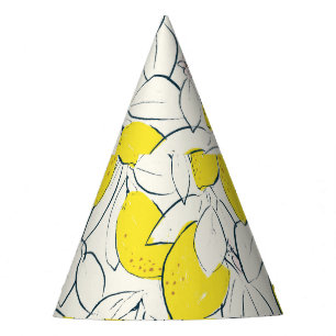 Chapeaux De Fêtes Aquarelle Citrus Citrus Motif sans couture