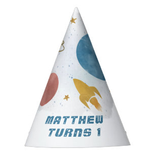 Chapeaux De Fêtes Aquarelle de l'espace extra-atmosphérique Planète