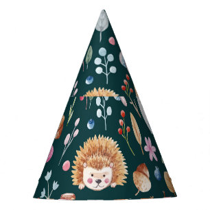 Chapeaux De Fêtes Aquarelle Fairy Forest Motif pour enfants