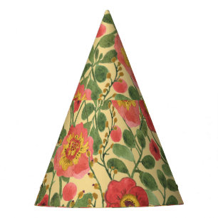 Chapeaux De Fêtes Aquarelle florale rétro : Élégance intemporelle