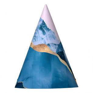 Chapeaux De Fêtes Aquarelle Golden Celestial Peaks