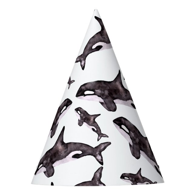 Chapeaux De Fêtes Aquarelle Orca (Devant)