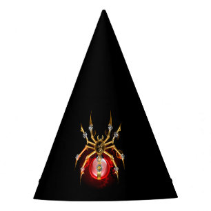 Chapeaux De Fêtes Araignée en vapeur noire