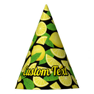 Chapeaux De Fêtes Arrière - plan citron