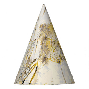 Chapeaux De Fêtes arrière - plan d'aquarelle Abstraite : dandelion,