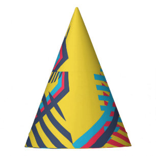 Chapeaux De Fêtes Arrière - plan d'art pop, texture géométrique abst