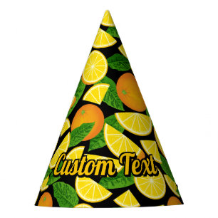 Chapeaux De Fêtes Arrière - plan orange