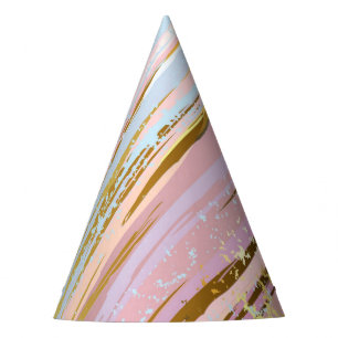 Chapeaux De Fêtes Arrière - plan rose texturé