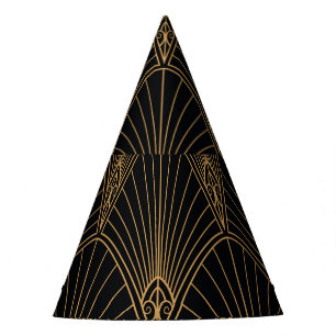 Chapeaux De Fêtes Art déco : motif géométrique classique.