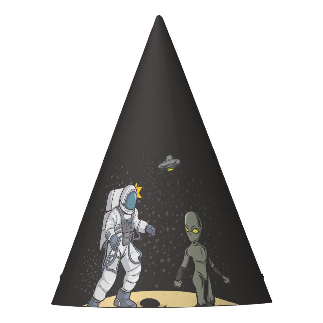 Chapeaux De Fêtes Astronaute et alien (Devant)