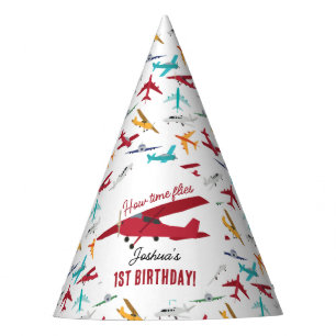 Chapeaux De Fêtes Avion Enfants 1er anniversaire Fête heure vols