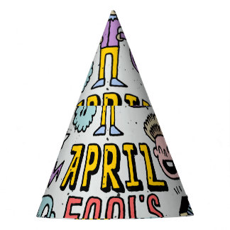 Chapeaux De Fêtes Avril Fools : Jeu de Doodles Colorés.