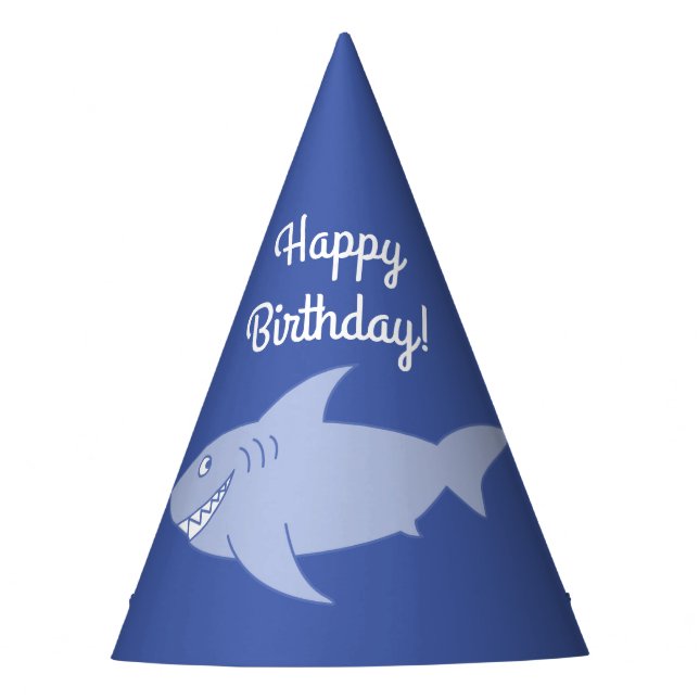Chapeaux De Fêtes Baby Shark 1er anniversaire Casquettes de fête (Devant)