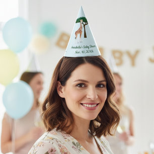 Chapeaux De Fêtes Baby shower Giraffe