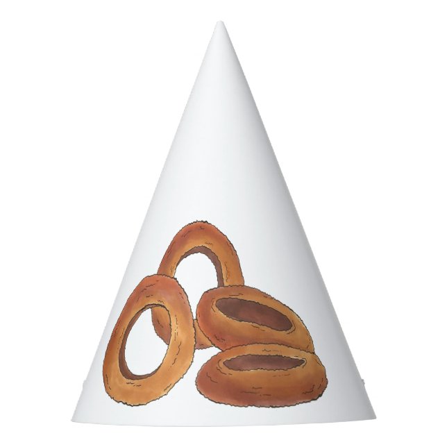 Chapeaux De Fêtes Bagues d'oignon frits Junk Restauration rapide Foo (Devant)