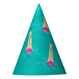 Chapeaux De Fêtes Baigneurs Artistiques - Nager sous l'eau
