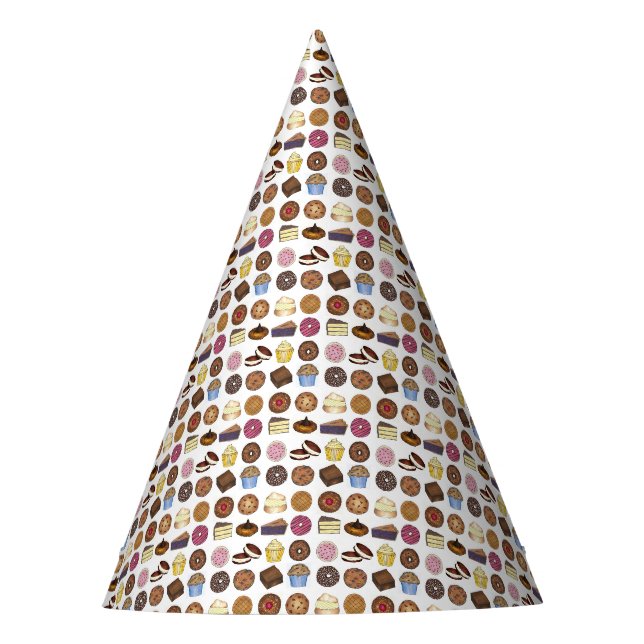 Chapeaux De Fêtes Bake Vente Boulangerie Sauce Nourriture Donut Pie  (Devant)