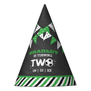 Chapeaux De Fêtes Balle de soccer étoile 2e anniversaire