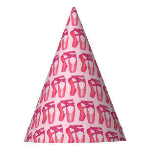 Chapeaux De Fêtes Ballerina Ballet Rose Danse Pointe Toe Chaussures