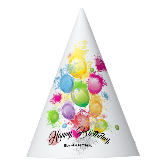 Chapeaux De Fêtes Ballons d'anniversaire (Devant)