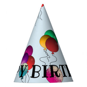 Chapeaux De Fêtes Balloon Joyeux anniversaire Casquette de fête