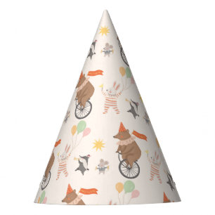 Chapeaux De Fêtes Bande d'animaux mignons Anniversaire