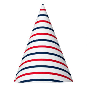 Chapeaux De Fêtes Bande patriotique bleue rouge du 4 juillet