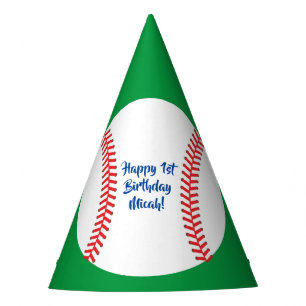Chapeaux De Fêtes Baseball Cute Sports 1ère fête d'anniversaire