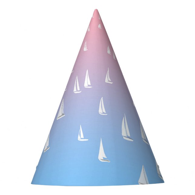 Chapeaux De Fêtes Bateaux à voile sur l'océan (Devant)