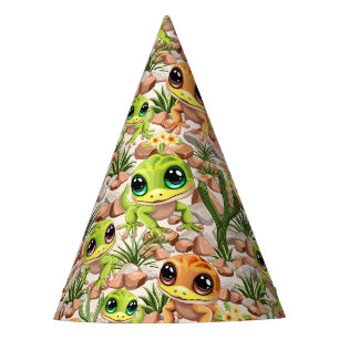 Chapeaux De Fêtes Bébé Geckos jote personnages de dessin