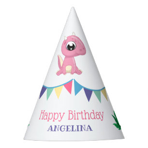 Chapeaux De Fêtes Bébé mignon Dinosaur Fille Anniversaire