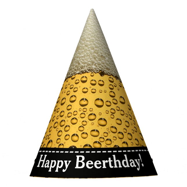 Chapeaux De Fêtes Beerthday heureux ! Anniversaire de la bière de (Devant)