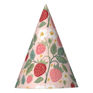 Chapeaux De Fêtes Berry First Strawberry Bouquet Anniversaire