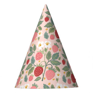 Chapeaux De Fêtes Berry First Strawberry Bouquet Anniversaire