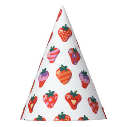 Chapeaux De Fêtes Berry Special Strawberry Anniversaire