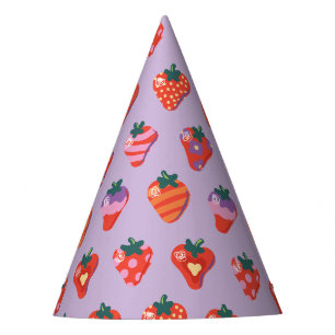 Chapeaux De Fêtes Berry Special Strawberry Anniversaire - Plum