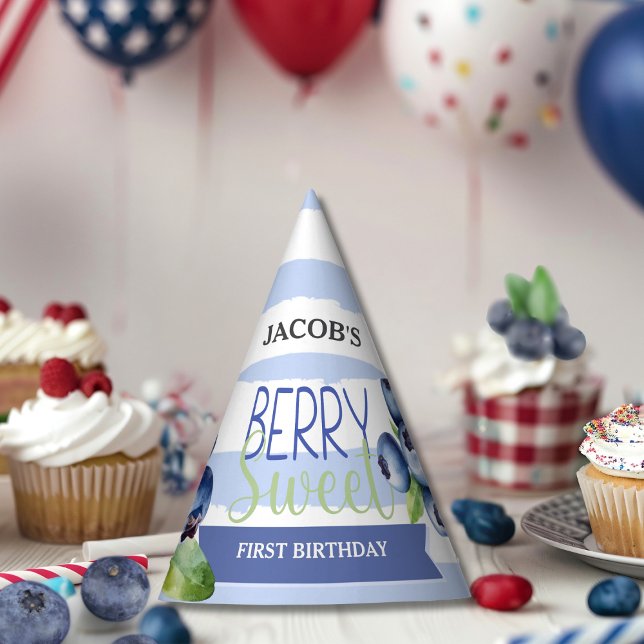 Chapeaux De Fêtes Berry Sweet Casquette d'anniversaire personnalisé (Custom Berry Sweet Birthday Hat)