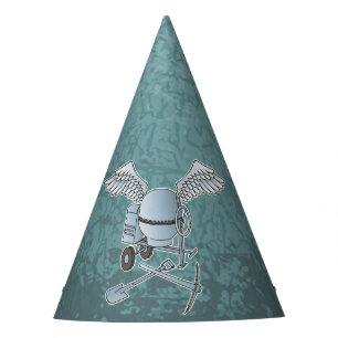 Chapeaux De Fêtes Béton bleu-gris