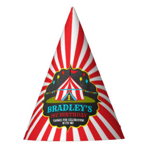 Chapeaux De Fêtes Big Top Carnival Carnival Chalkboard 1er anniversa