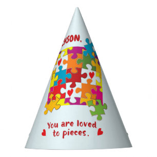 Chapeaux De Fêtes Birthday Boy Puzzle Amour aux pièces