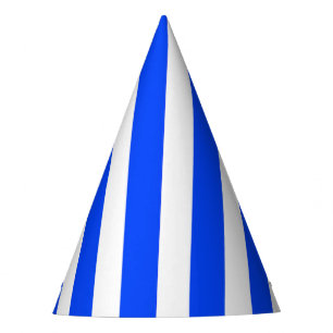 Chapeaux De Fêtes Bleu et Motif blanc pour voiles verticales